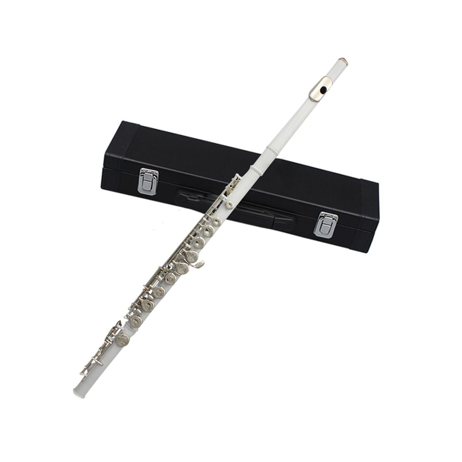 Amazon | フルート楽器 16 クローズドオープン穴 C キーフルートケース